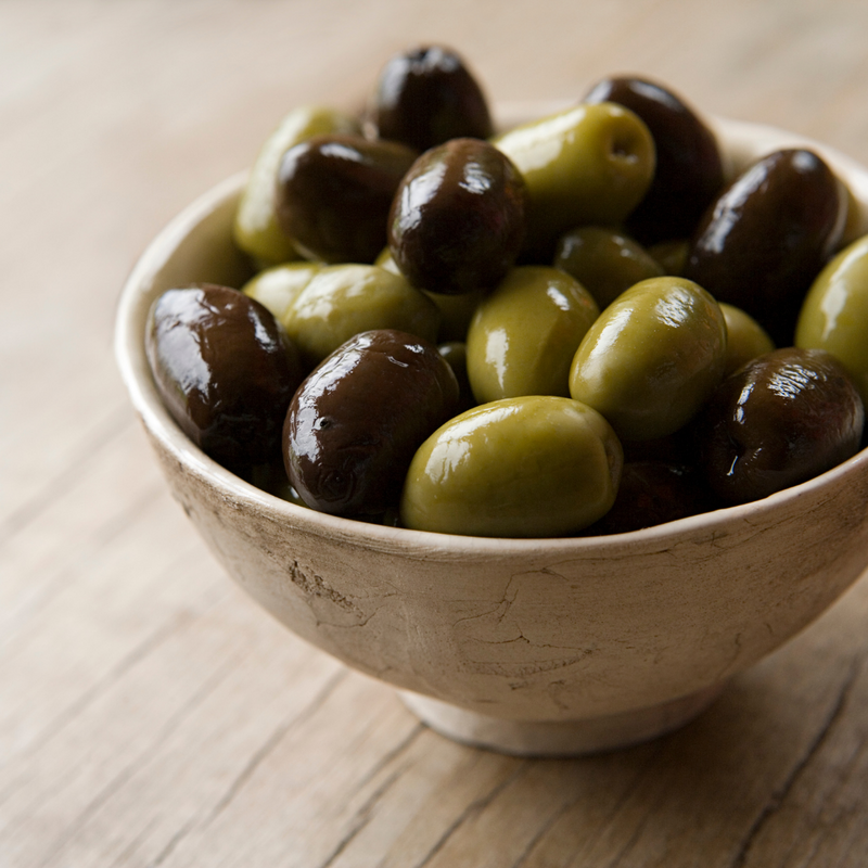 Green and Kalamata Olives