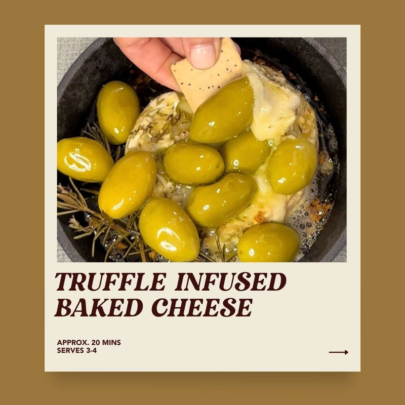 Truffle Infused Baked Cheese