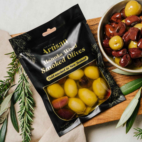 Manuka Wood Smoked Olives