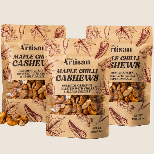 Maple Chilli Cashews